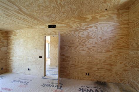 plywood backer for wall panels